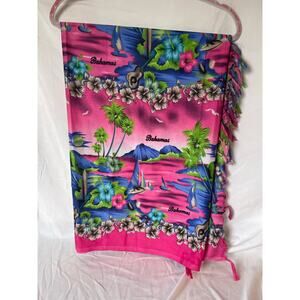 Bahama’s Sarong- from Nassau-pink-Women’s-one size